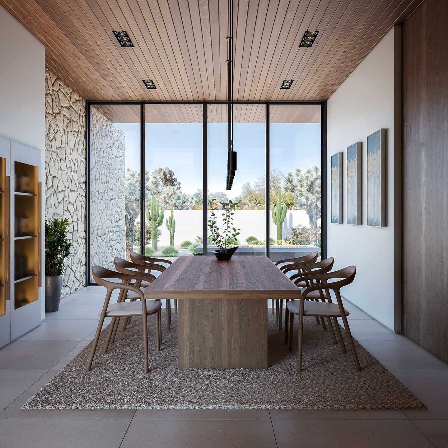 Luxury outdoor patio